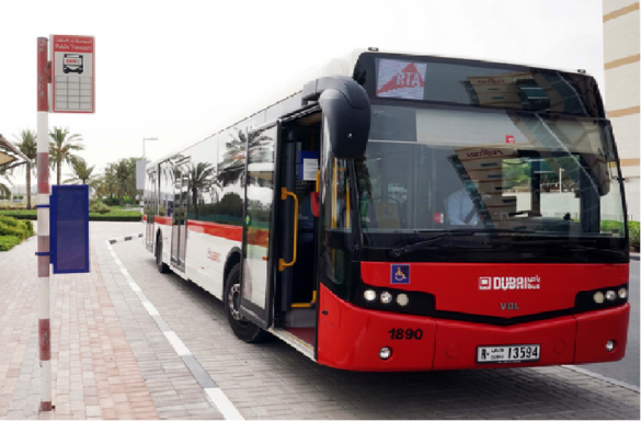 Dubai Bus - Front view