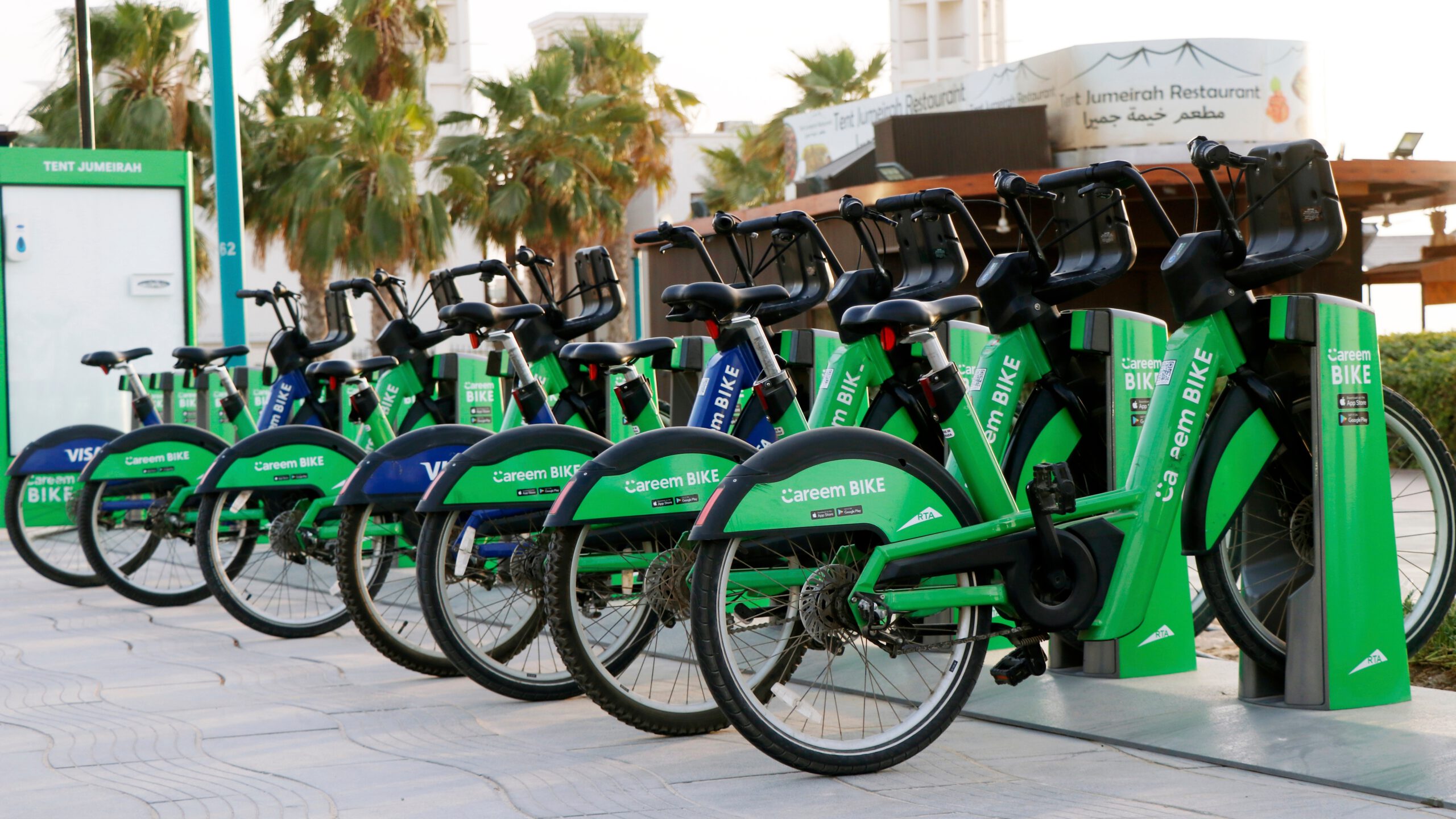 Bike rental in Dubai - Careem Bike rental station