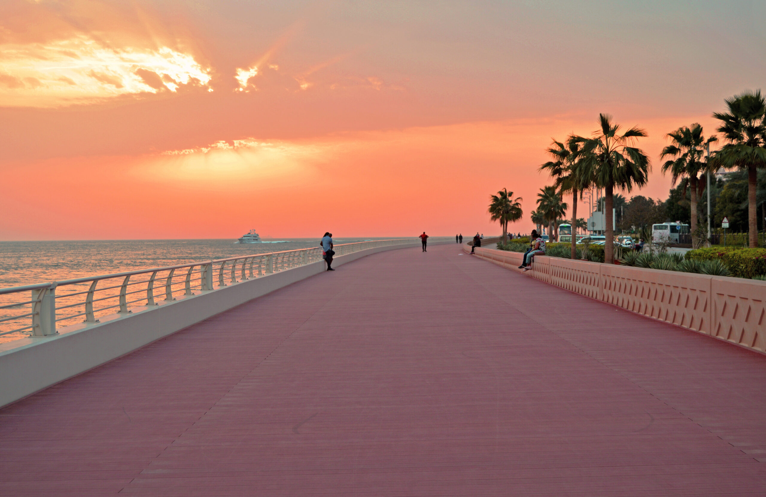 Bike rental in Dubai - Palm Jumeirah cycling