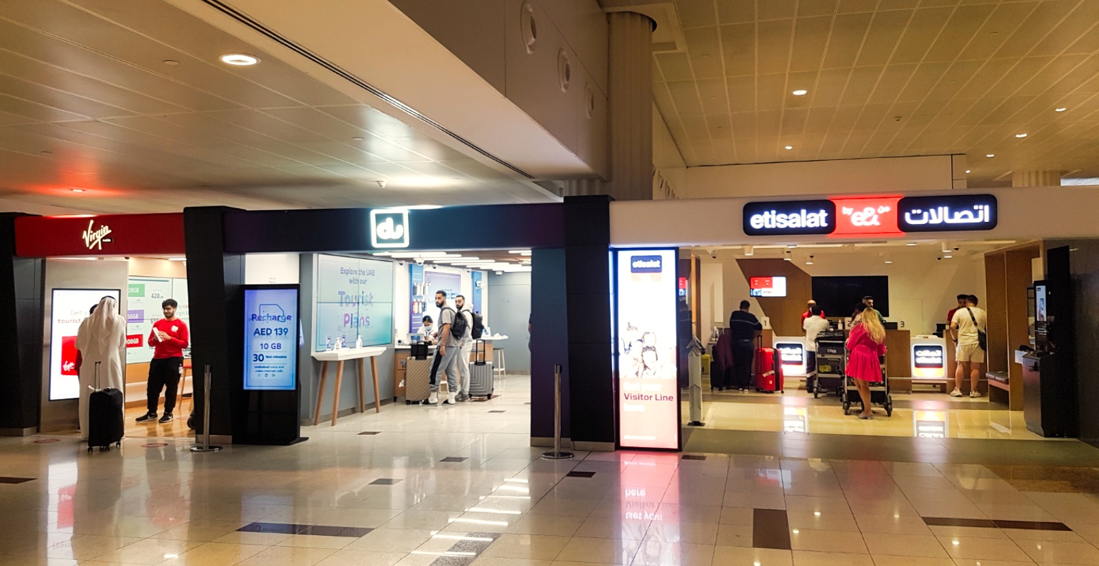 Best Dubai SIM Cards for Tourists - Mobile operators at Dubai Airport