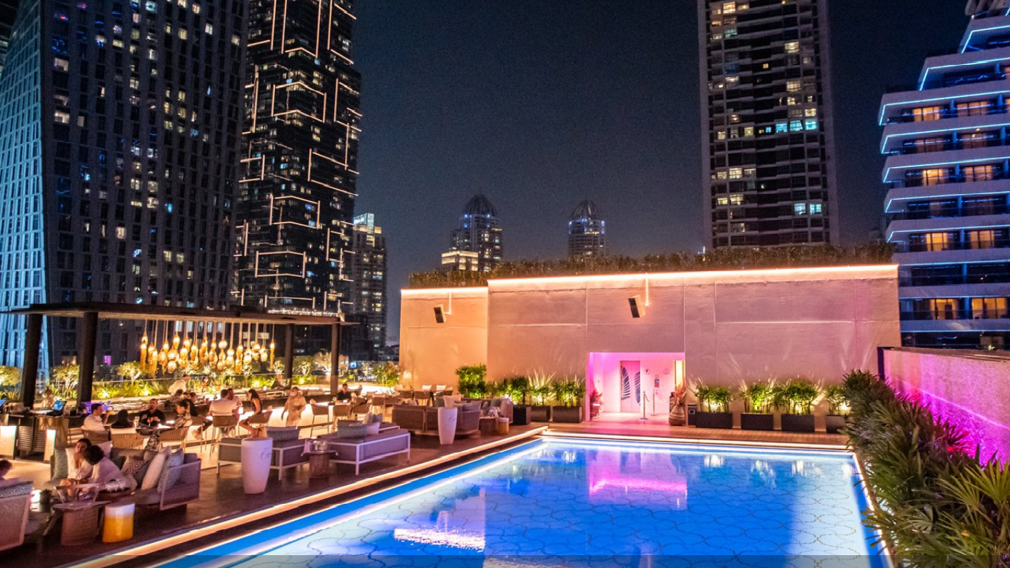 Best Dubai rooftop bars - Siddharta Lounge by Buddha Bar