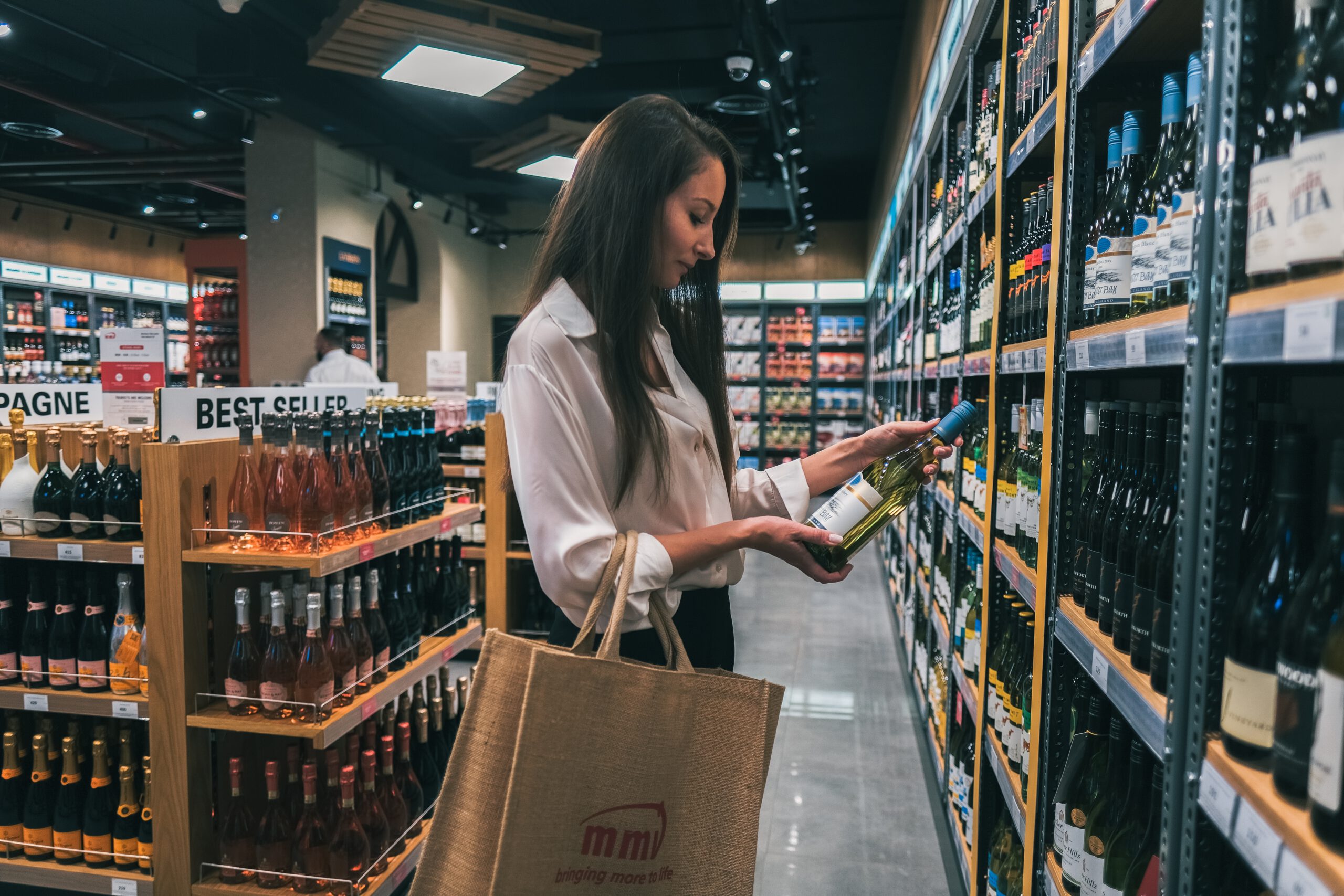 Dubai Customs and Traditions - Woman in a liqour shop