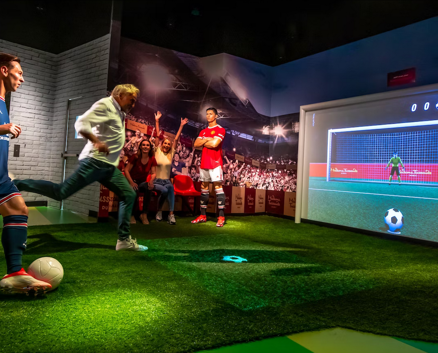 Madam Tussauds Dubai - Football expereince