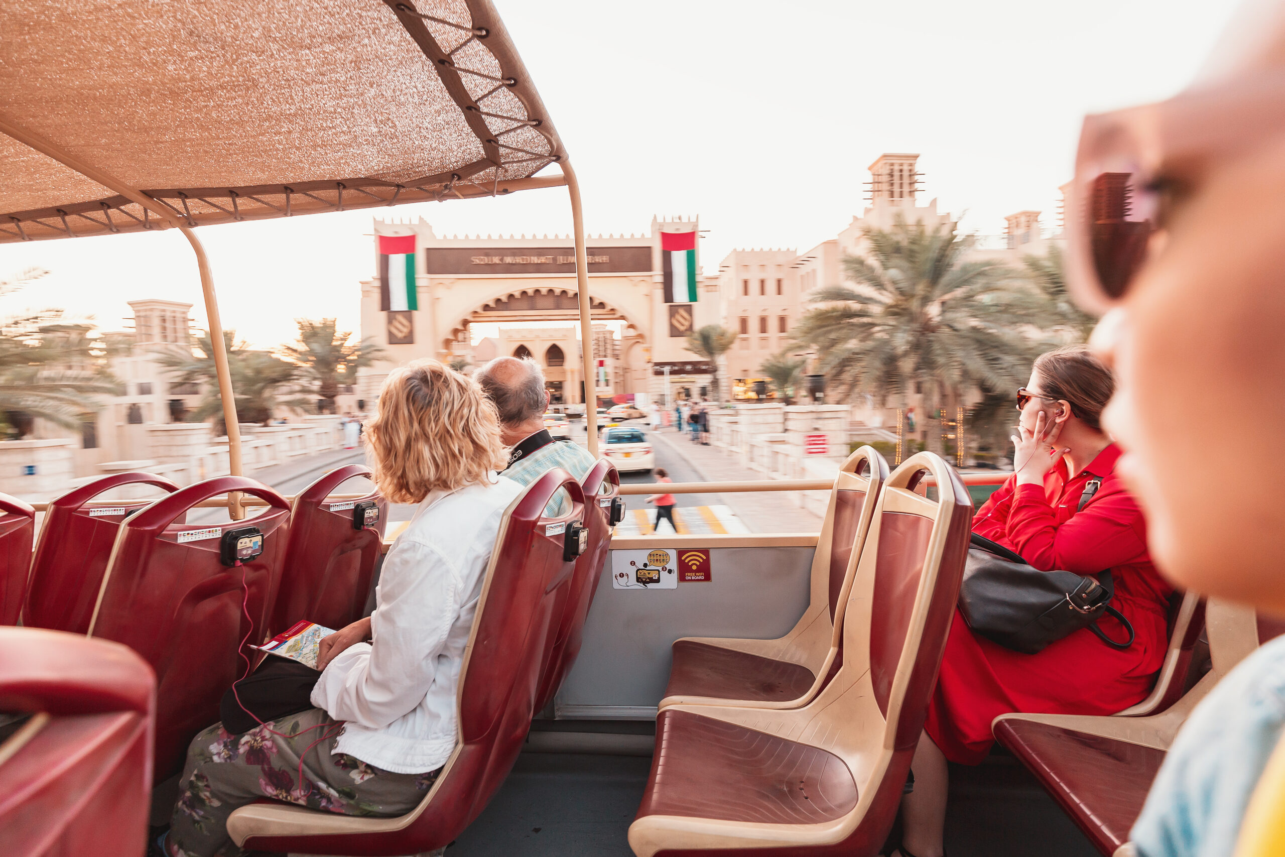 Dubai Hop-on Hop-off Bus Tours - Open top deck