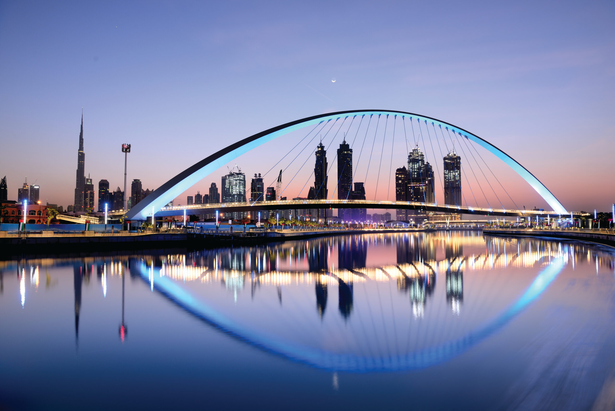 Dubai Water Canal - Tolerance Bridge