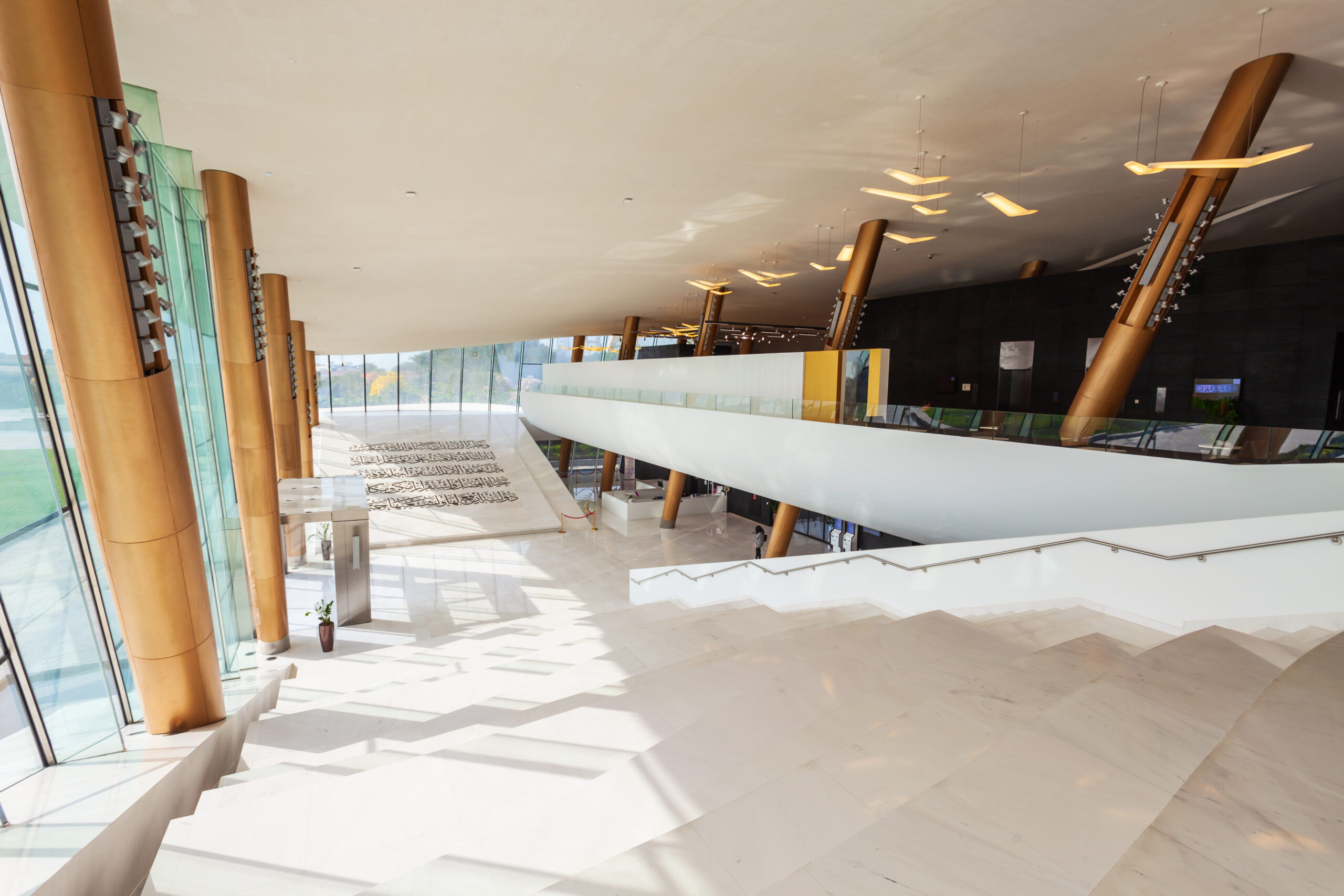 Etihad Museum Dubai - Lobby interior