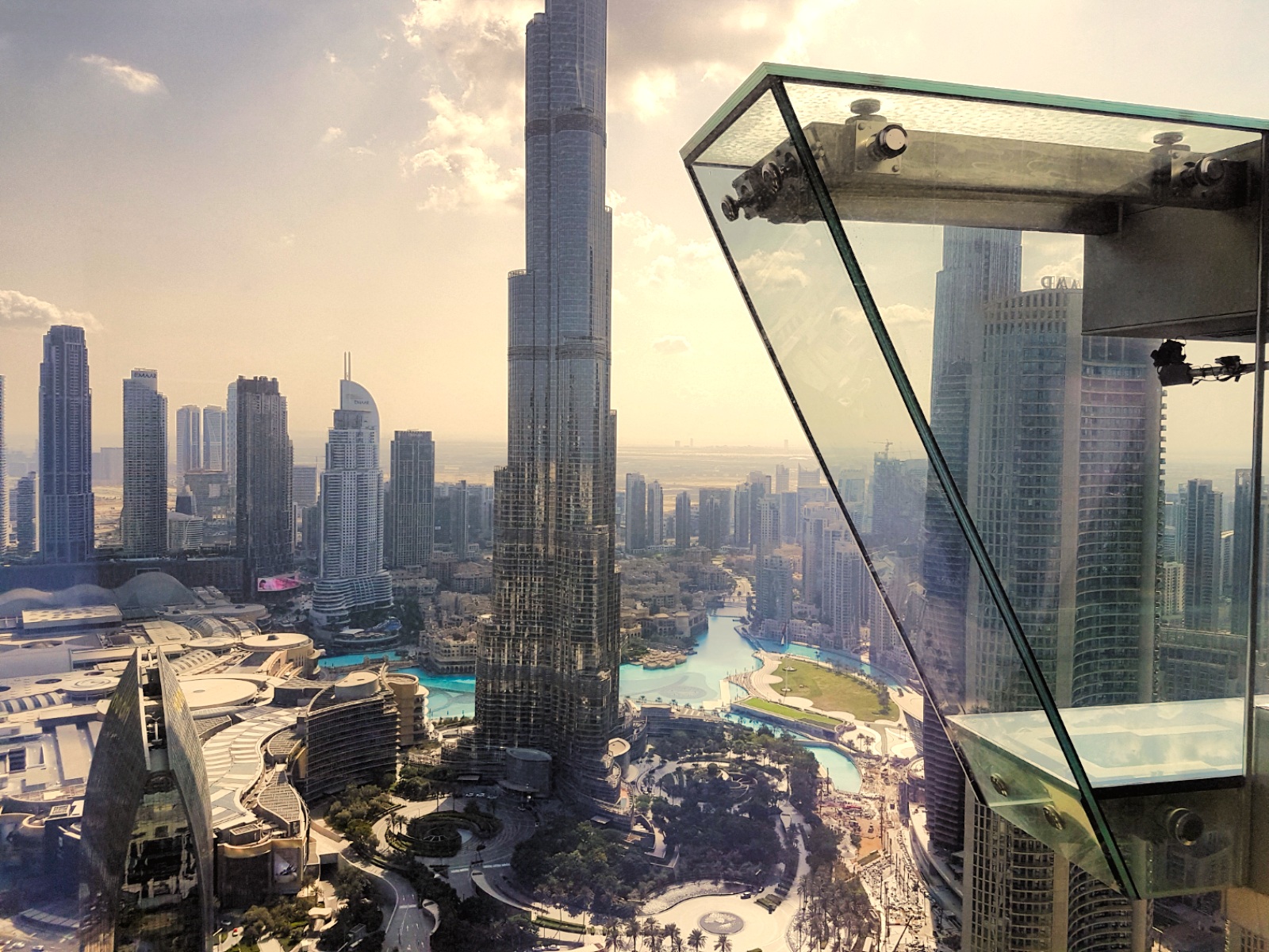 Sky Views Dubai Observatory - Sky Glass Slide