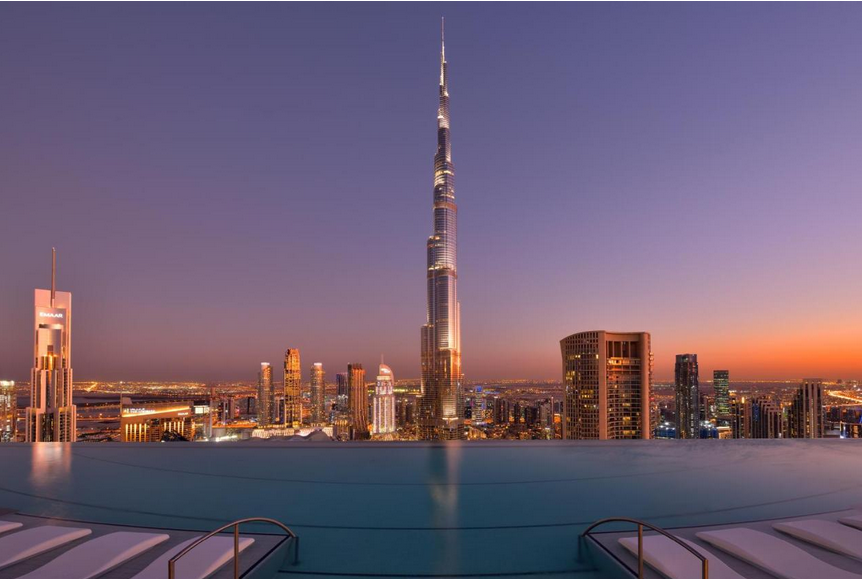 Burj Khalifa Dubai - Address Sky View Hotel