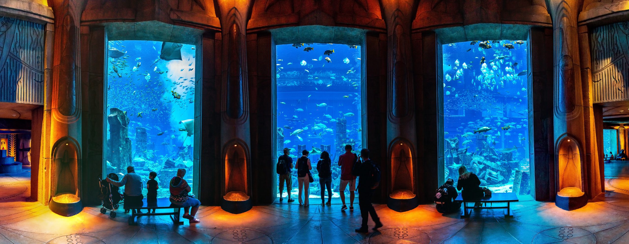 Lost Chambers Aquarium in Dubai - Fish tank