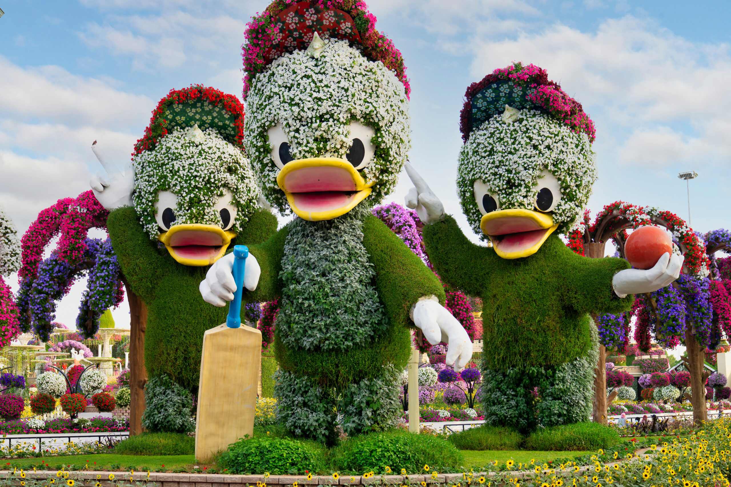 Dubai Miracle Garden - Ducklings