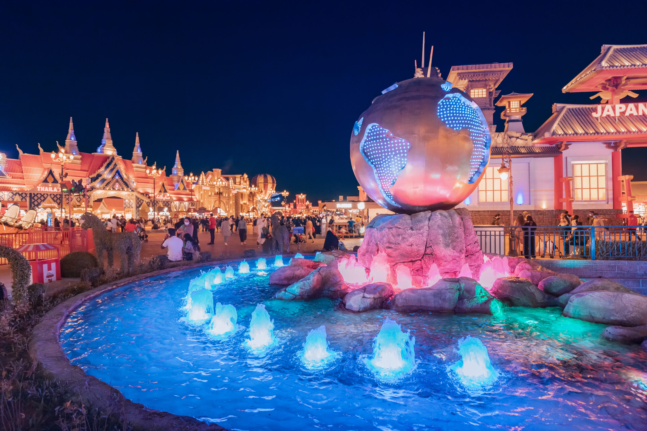 Global Village Dubai - Bronze globe