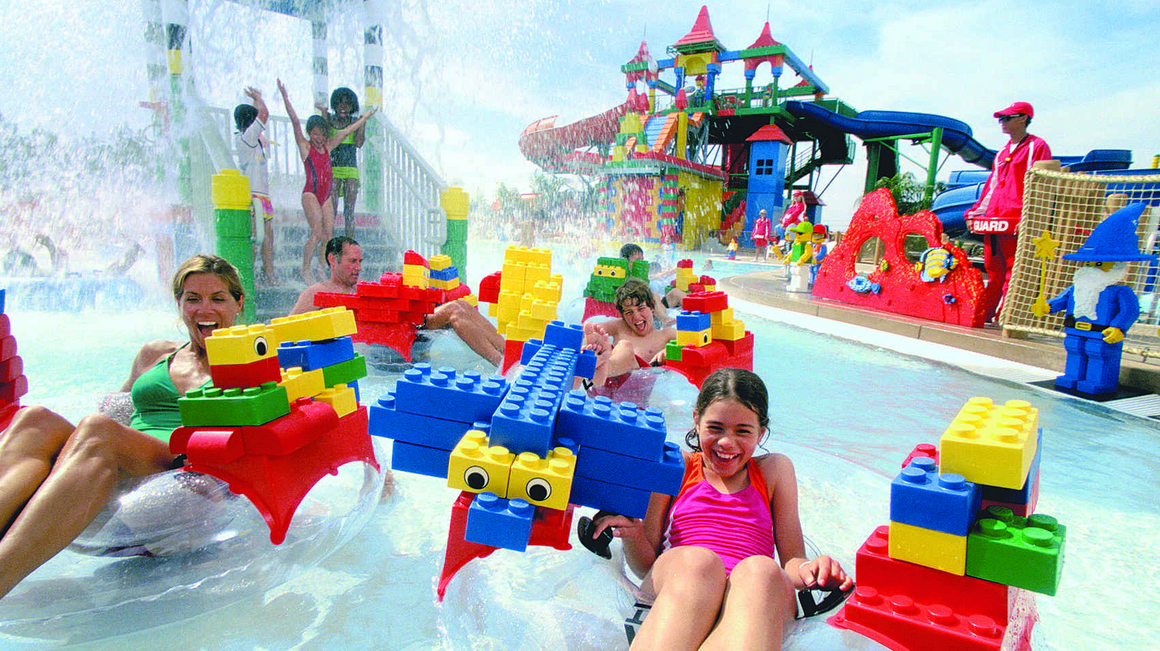 Legoland Waterpark Dubai - Build-A-Raft River