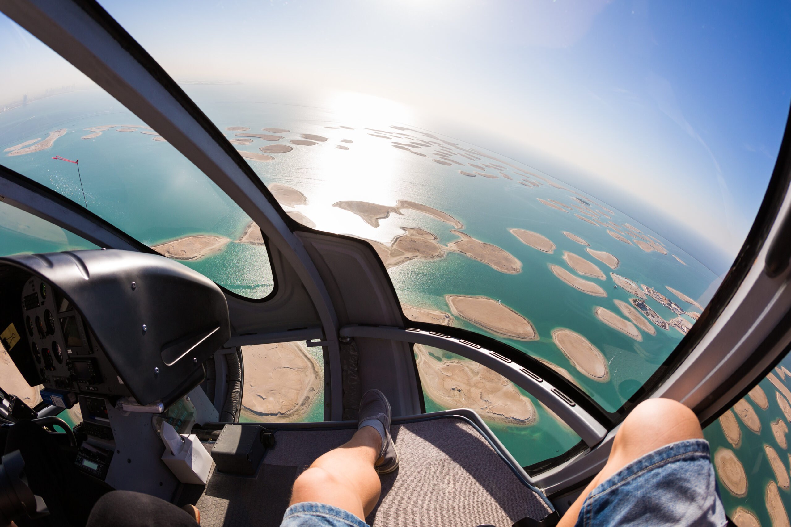 Best Dubai helicopter tours - View from the helicopter