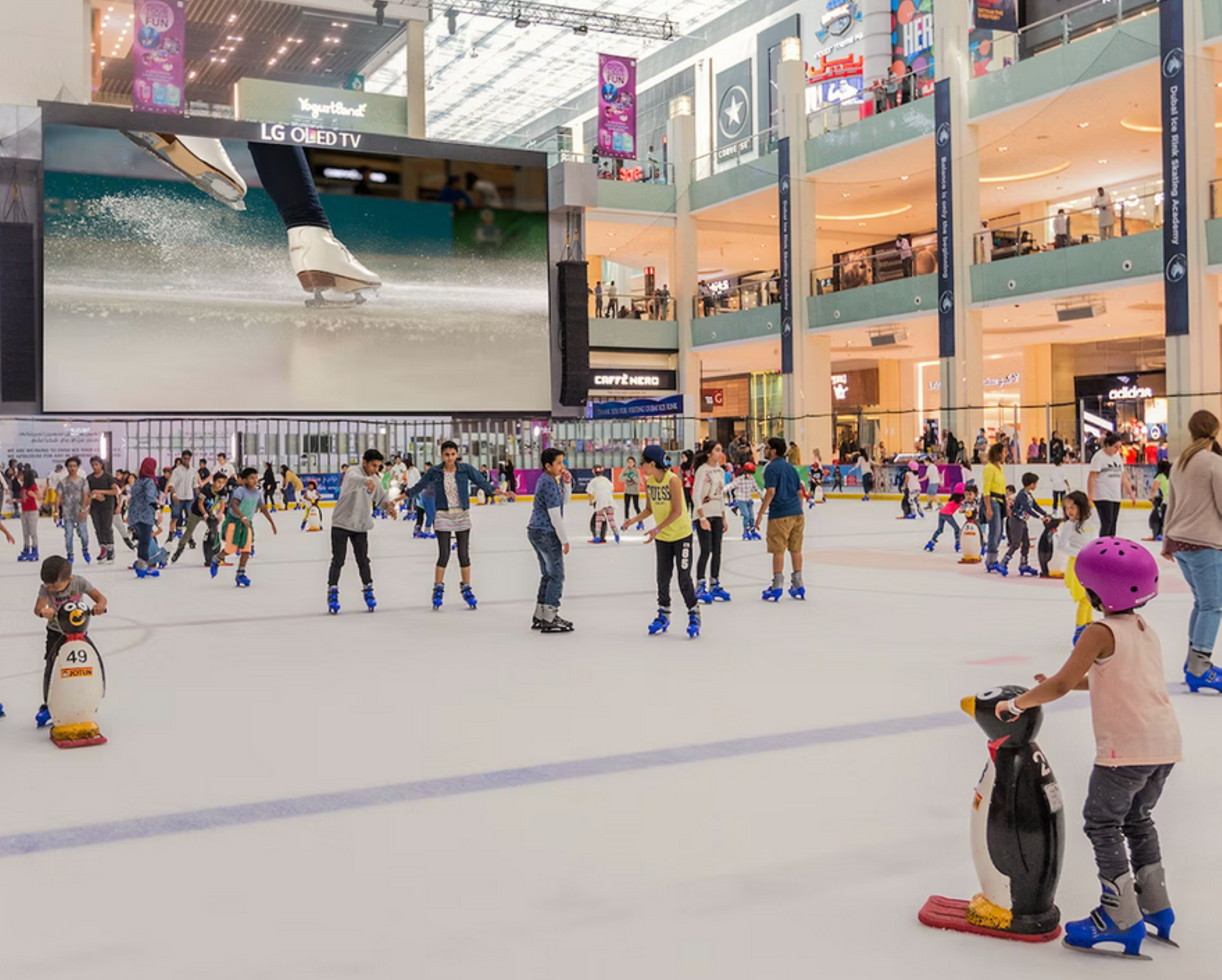 Dubai Ice Rink - Skating aids