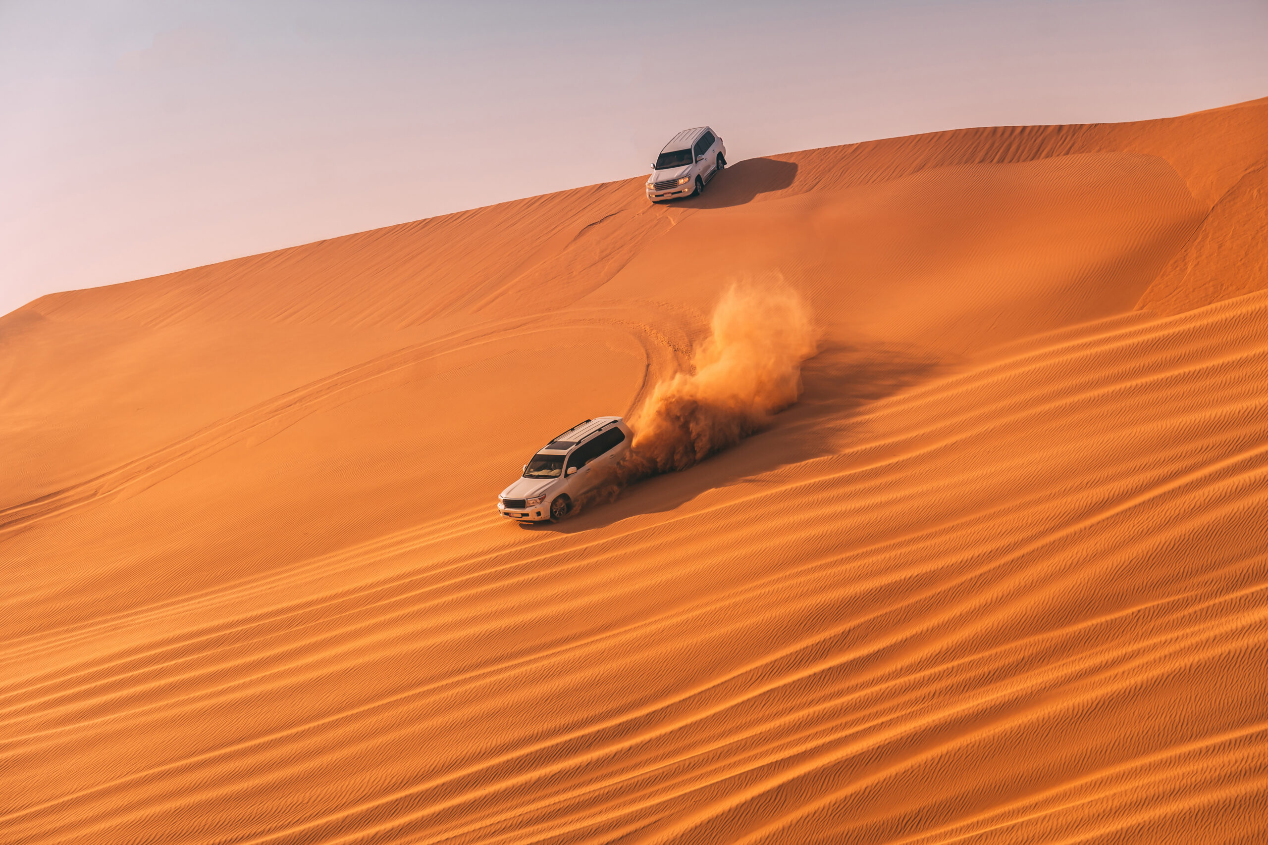 Dubai hot air balloon rides - Dune bashing
