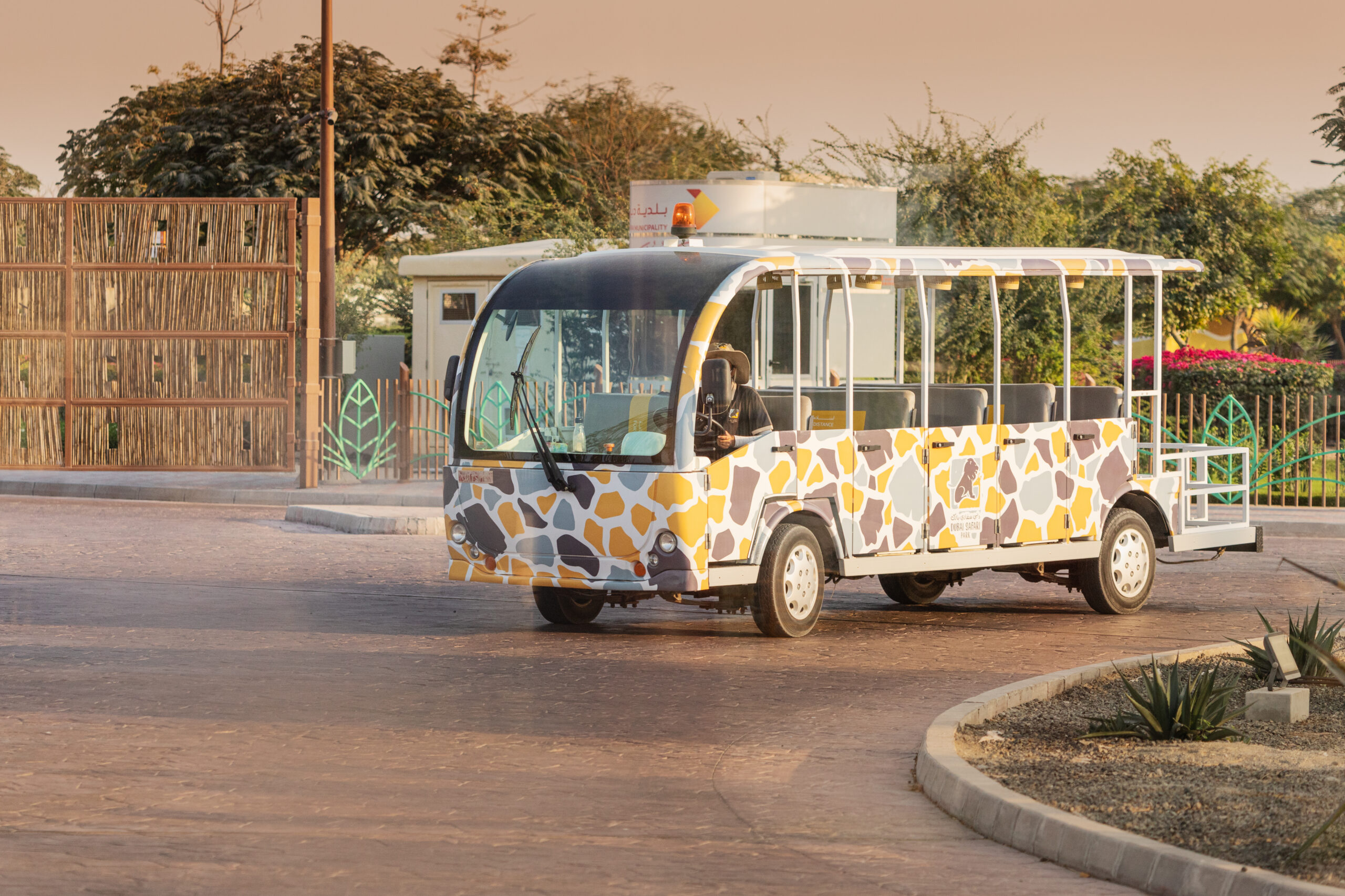 Dubai Safari Park - Arabian Desert Safari bus