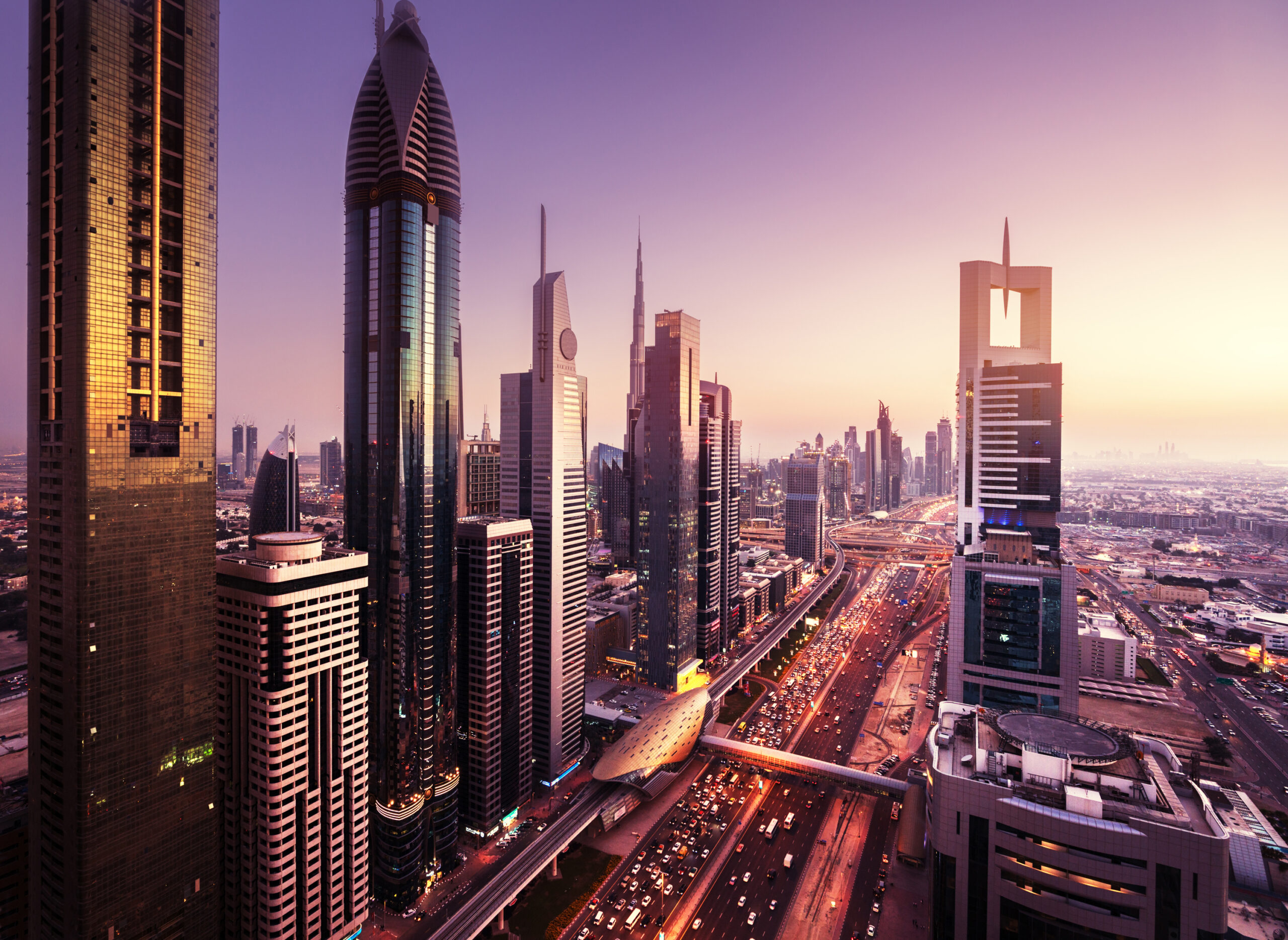 Rent a car in Dubai - Sheikh Zayed Road