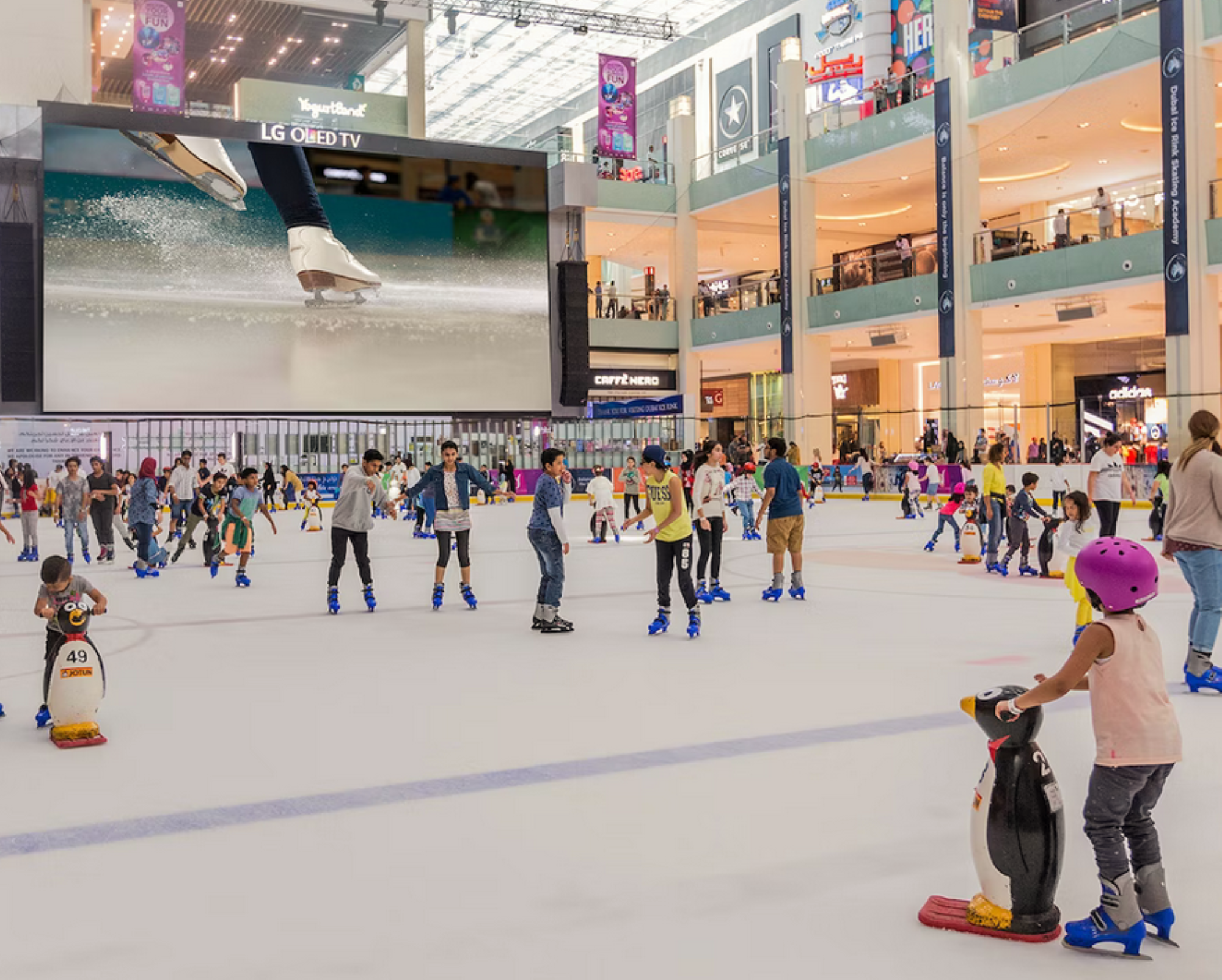 What to do in Dubai with kids - Dubai Ice Rink