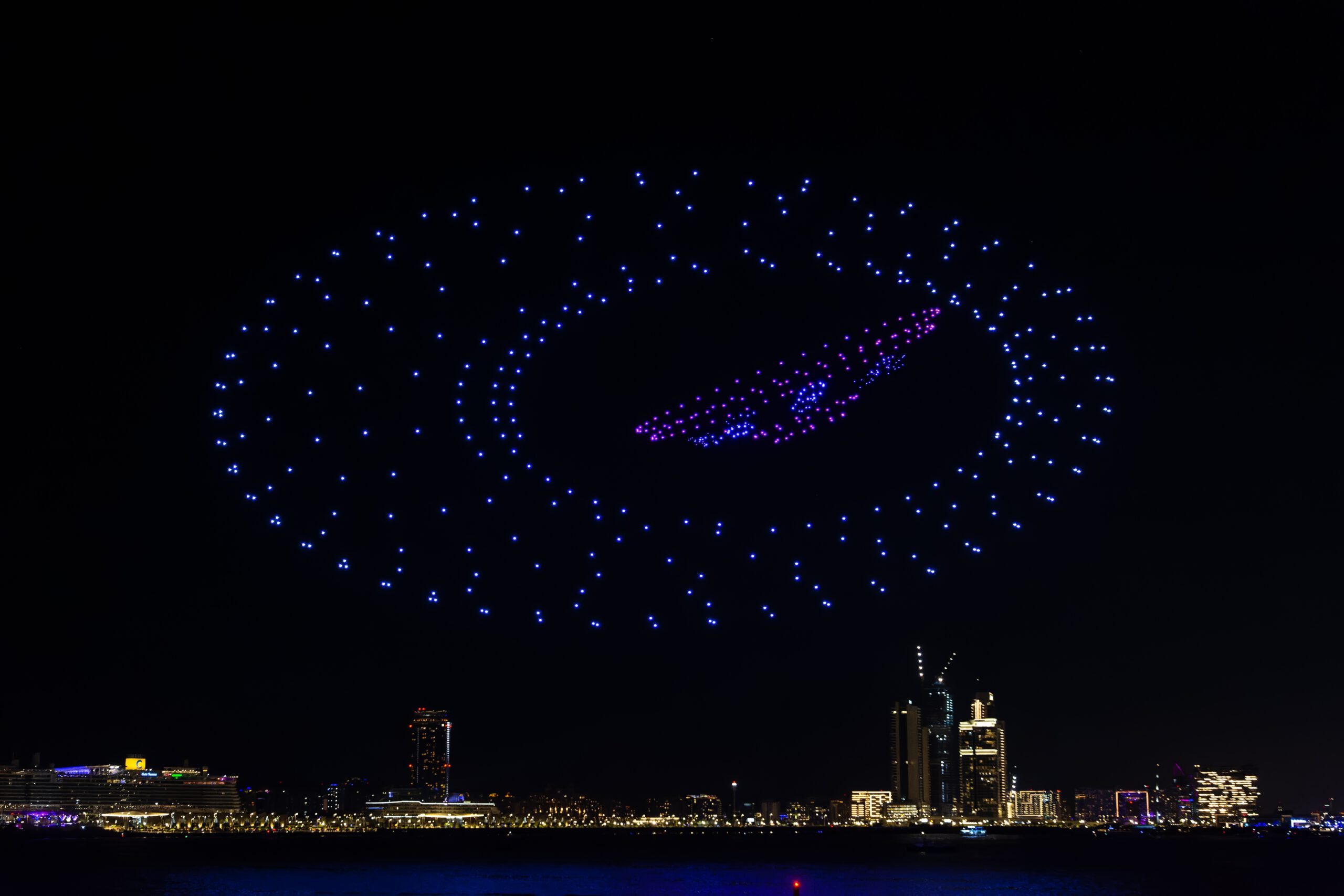 New Year in Dubai - Drone Show in JBR