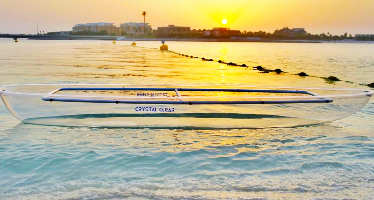 Dubai Kayak Rental - Clear kayak