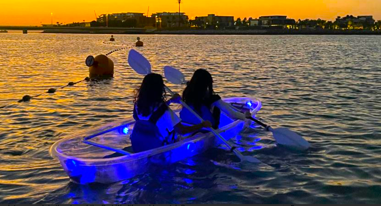 Dubai Kayak Rental - Night kayaking