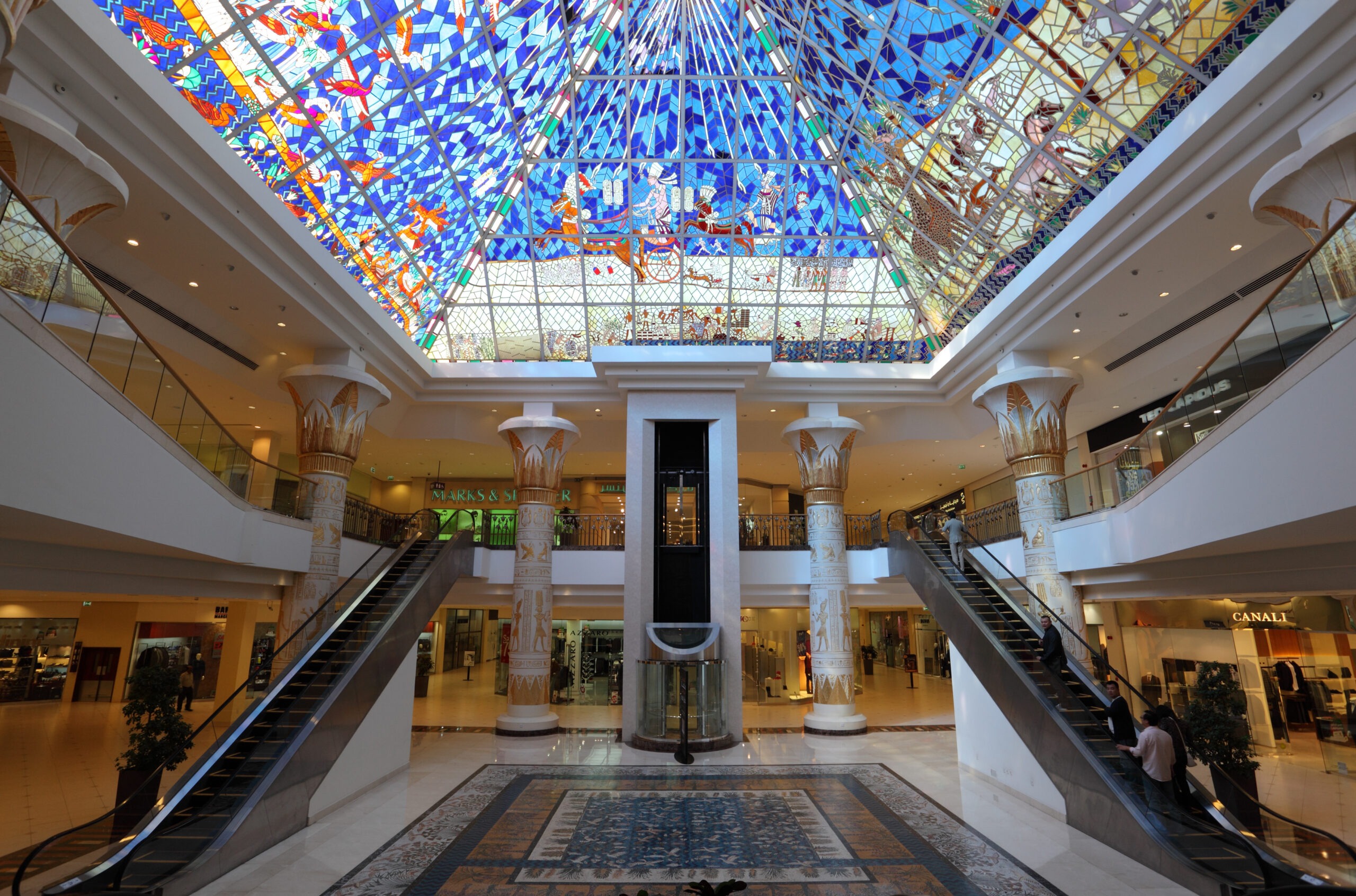 Wafi Mall in Dubai - Main atrium